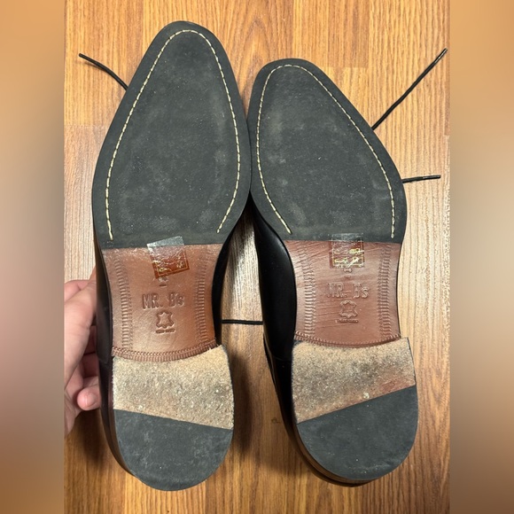 Mr. B’s black dress shoes wore only 2x US 11.5-13 - Picture 5 of 8